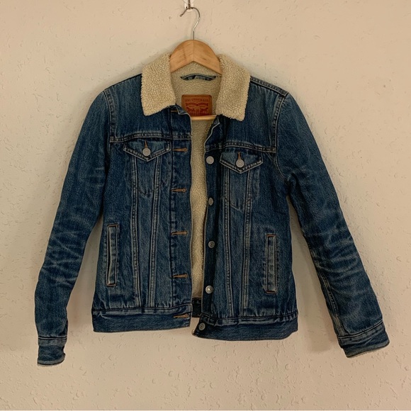 Levi’s Trucker Sherpa Jacket - Picture 4 of 6